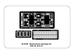 Aber 35A120 Ammo boxes Flak 18; 36 and 37 1/35 – immagine 4