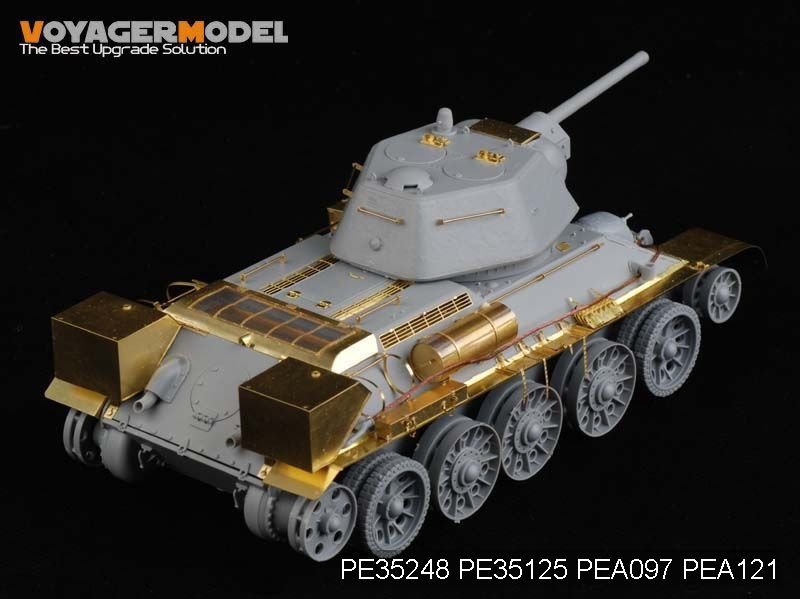 Voyager Model PE35248 WWII Russian T-34/76 Mod.1943 (For DRAGON Kit) 1/35 – zdjęcie 6