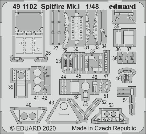Eduard 491102 Spitfire Mk. I 1/48 AIRFIX – imagen 2