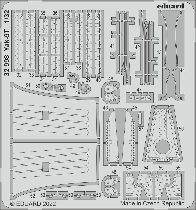Eduard 32998 Yak-9T ICM 1/32