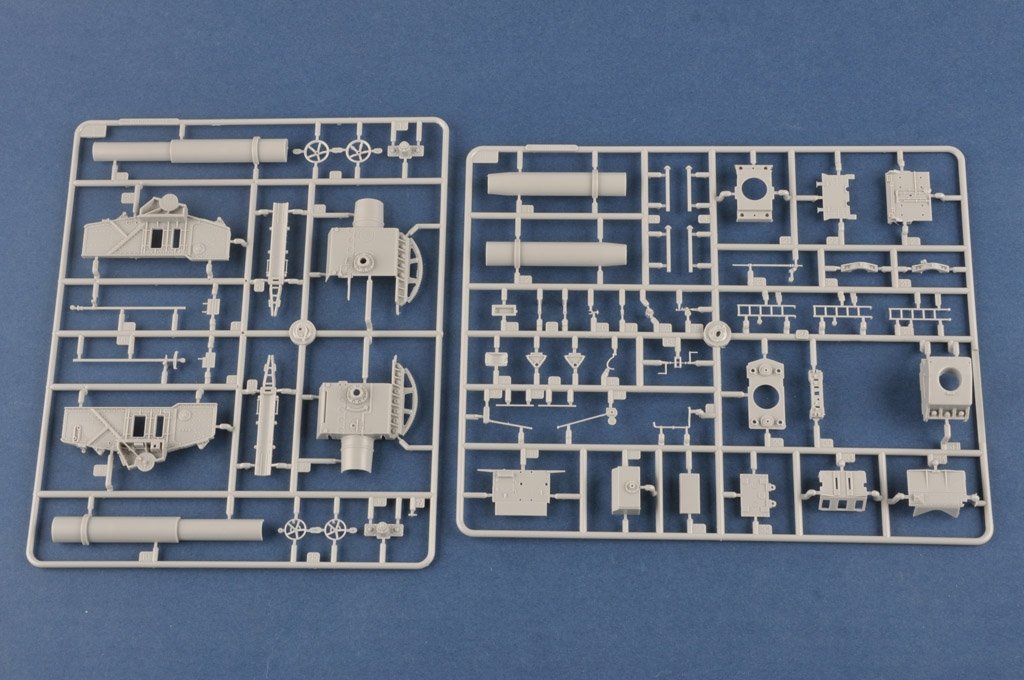 Hobby Boss 82961 German KARL-Geraet 040/041 on Railway Transport Carrier 1/72 – Bild 10