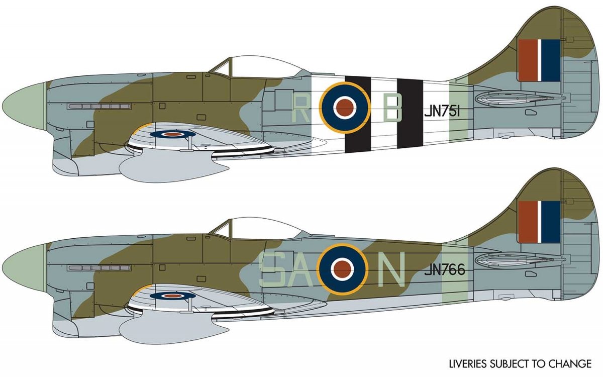 Airfix 02109 Hawker Tempest Mk.V 1/72 – immagine 3