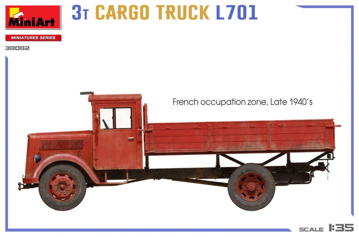 Camion cargo MiniArt 38082 3T L701 1/35 – image 4
