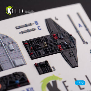 KELIK K72082 S-2A Tracker interior 3D decals for Hasegawa kit 1/72 – immagine 5