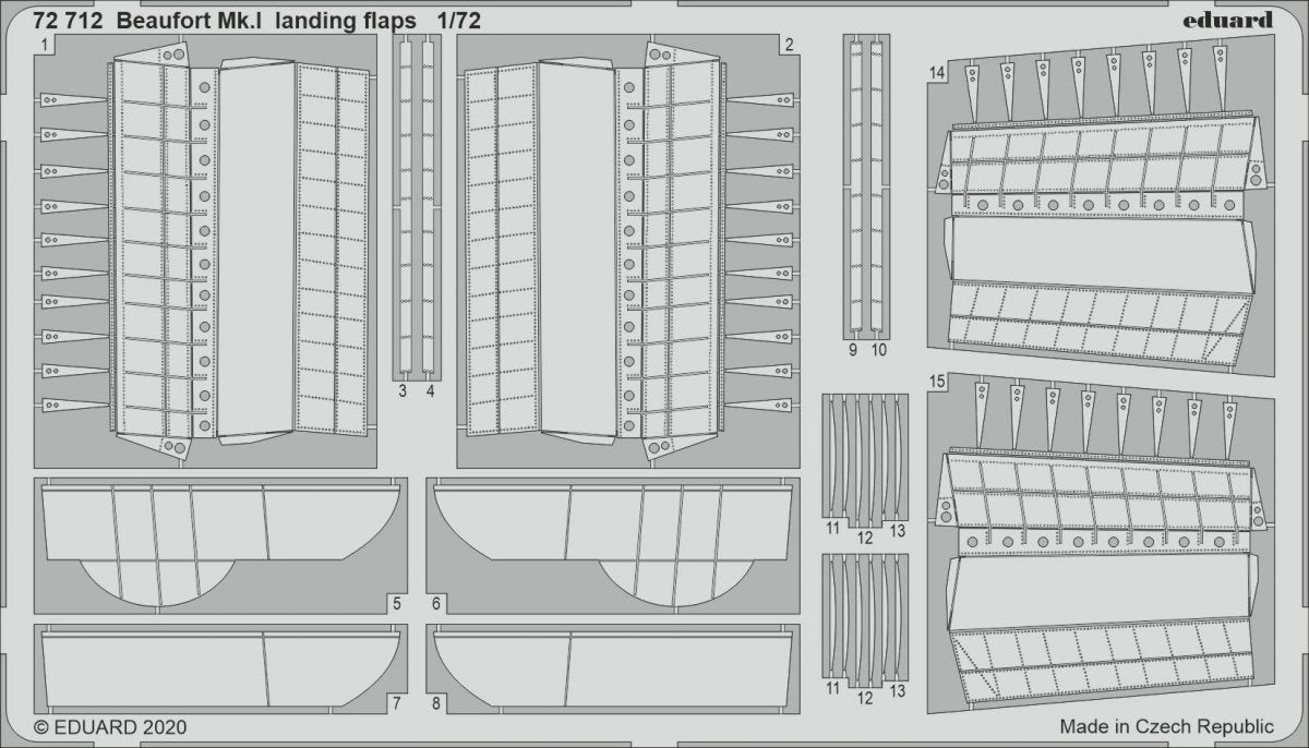 Eduard BIG72163 Beaufort Mk.I for AIRFIX 1/72 – imagen 3