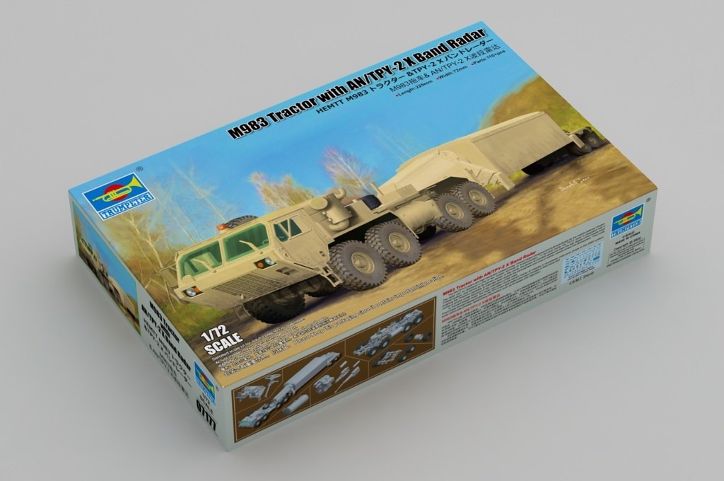 Trumpeter 07177 M983 Tractor &amp;amp; AN/TPY-2 X Band Radar 1/72 – Bild 2