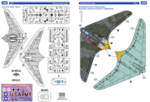 AMP 72017 Early Horten H IX V1 project w/BMW 003j 1/72 – Bild 5