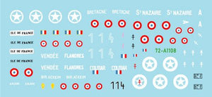 Star Decals 72-A1108 FFI # 1 Captured German tanks. French Resistance - Forces Françaises de l&amp;#39;Intérieur 1/72 – immagine 3