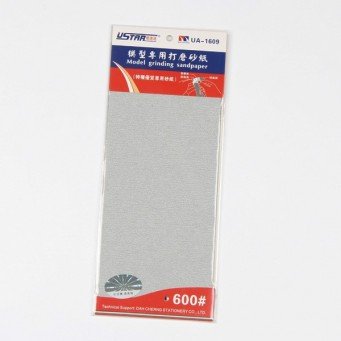 Papier abrasif U-Star UA-91611 1000 - 4 pièces (papier de verre auto-adhésif)