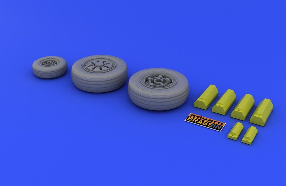 Eduard 648017 F-22A wheels 1/48 (Hasegawa) – imagen 3