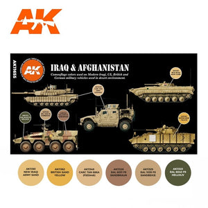 AK Interactive AK11655 3G IRAQ &amp;amp; AFGHANISTAN 6x17 ml – Bild 2