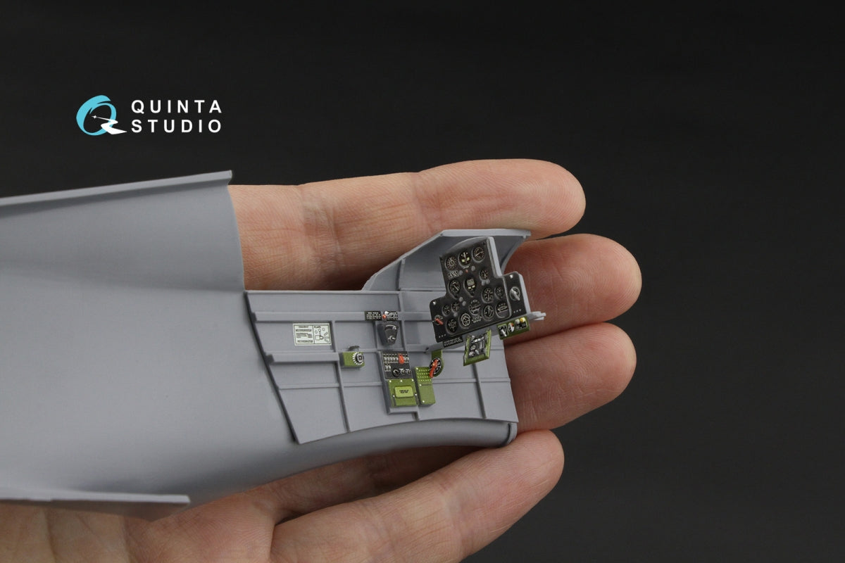 Quinta Studio QD32255 Curtiss H-75 Hawk 3D-Printed &amp;amp; colored Interior on decal paper (Special Hobby) 1/32 – image 3