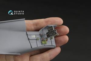 Quinta Studio QD32255 Curtiss H-75 Hawk 3D-Printed &amp;amp; colored Interior on decal paper (Special Hobby) 1/32 – image 3