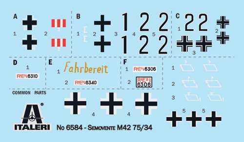 Italeri 6584 Semovente M42 da 75/34 1/35 – image 3