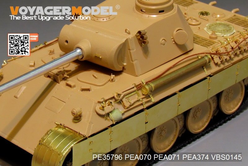 Voyager Model PEA374 WWII German Panther A/D Schurzen For TAMIYA 1/35 – Bild 2