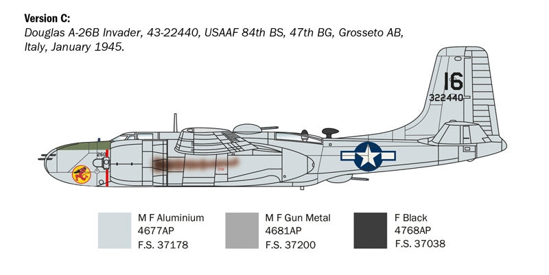 Italeri 1274 A-26 B INVADER 1/72 – Bild 7