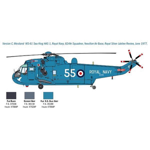 Italeri 1433 SH-3D Sea King Moon Landing 50th Anniv. 1/72 – Bild 5