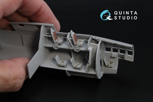 Intérieur imprimé en 3D et coloré sur papier décalcomanie pour le modèle Zvezda 1/72 (QD72005 Pe-8/TB-7 de Quinta Studio). – image 6