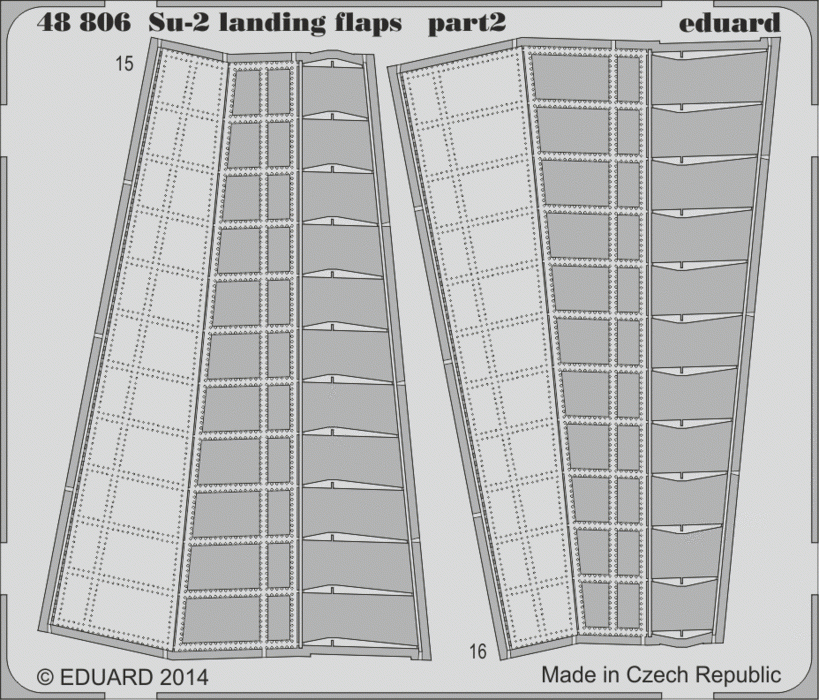 Eduard 48806 Su-2 landing flaps 1/48 ZVEZDA – Bild 2