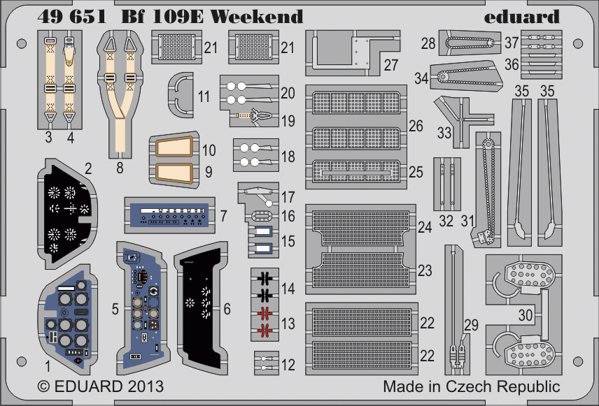 Eduard 49651 Bf 109E Weekend 1/48