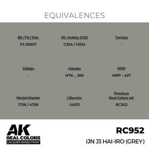 AK Interactive RC952 IJN J3 Hai-Iro (Grey) 17 ml – image 2