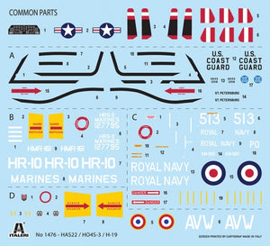 Italeri 1476 HO4S-3 / HAS.7 / H-19 1/72 – Bild 3