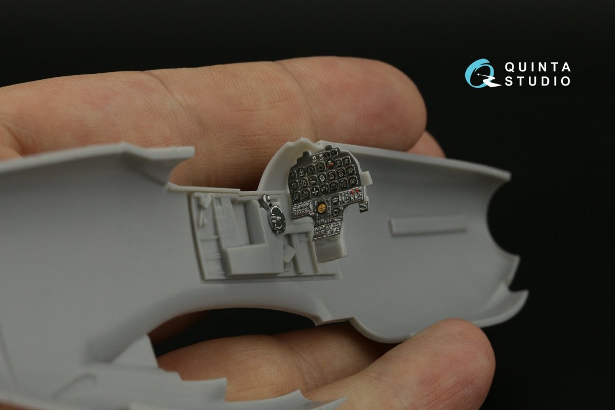 Quinta Studio QDS-48363 F-82F Twin Mustang 3D-Printed &amp;amp; coloured Interior on decal paper (Modelsvit) (Small version) 1/48 – immagine 2
