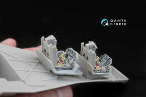 Quinta Studio QD48032 F-16D 3D-Printed &amp;amp; coloured Interior on decal paper (for Hasegawa kit) 1/48 – Bild 8