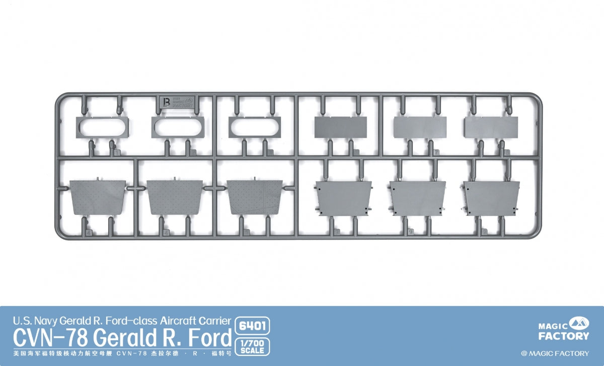 Magic Factory 6401 USS Gerald R. Ford (CVN-78) - US Navy Gerald R.Ford - class Aircraft Carrier 1/700 – Bild 7