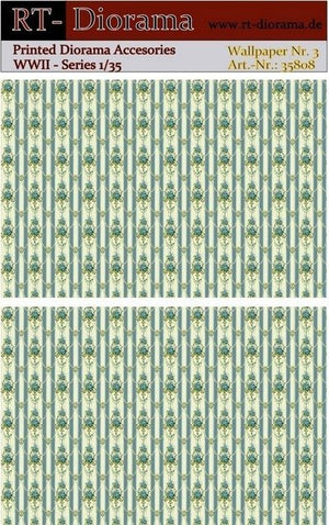 RT-Diorama 35808 Printed Accessories: Wallpaper No.3 1/35