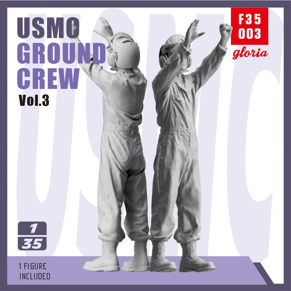 Gloria F35003 USMC Ground Crew Type 3 3D Printed Figures 1/35 – Bild 2