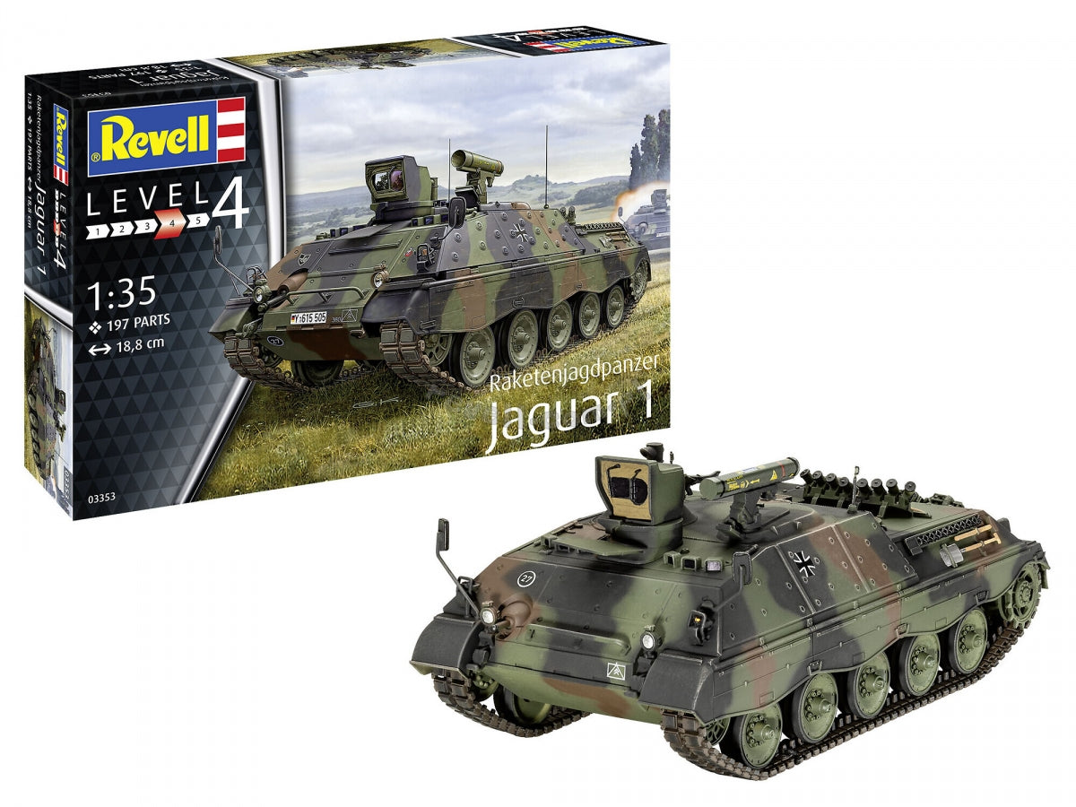 Revell 63353 Raketenjagdpanzer Jaguar 1 Model Set 1/35 – Bild 2