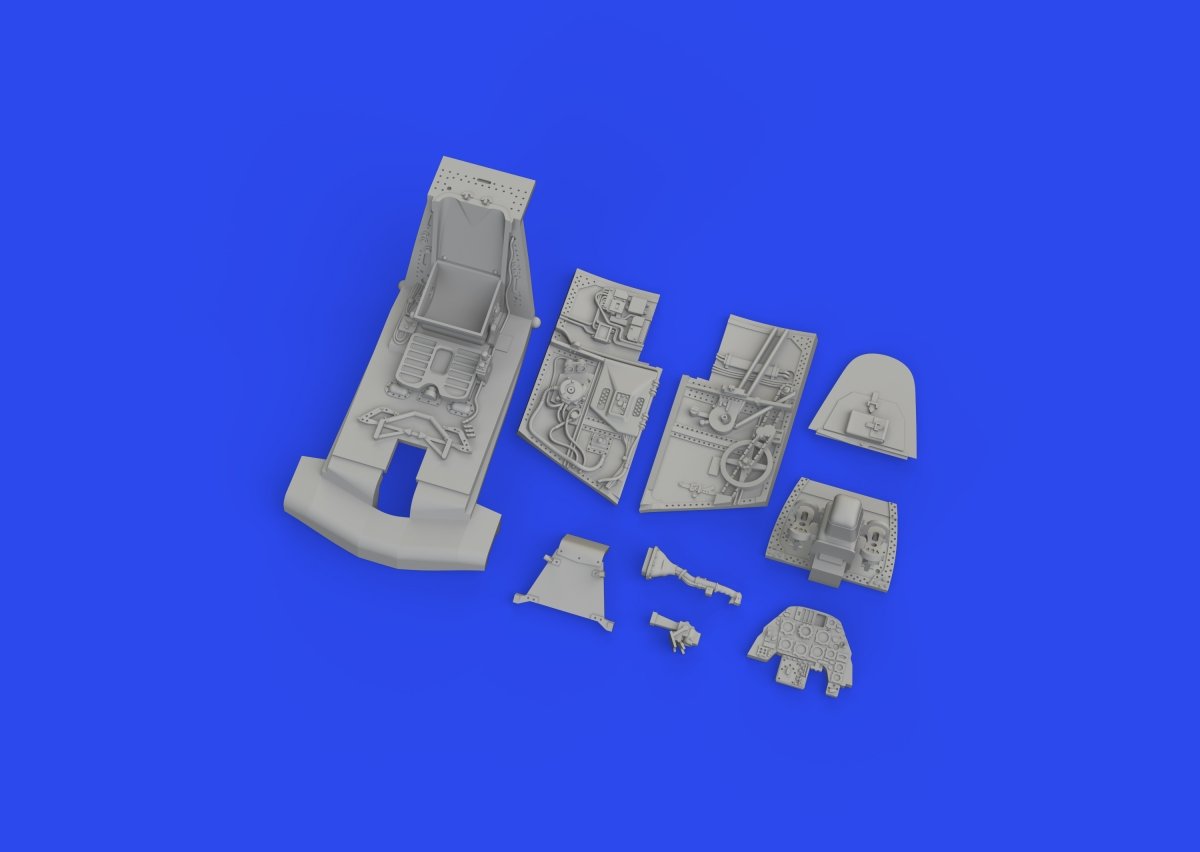 Maquette Eduard 672327 Bf 109F cockpit (impression Eduard, échelle 1/72)  – image 4