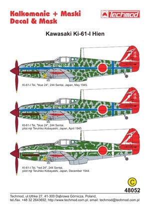 Techmod 48052 - Kawasaki Ki-61 Hien 1/48 – image 2