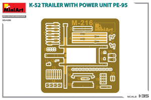 MiniArt 35426 K-52 TRAILER w/POWER UNIT PE-95 1/35 – imagen 3