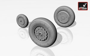 Armory Models AW72007 Sukhoj Su-7B early type wheels 1/72 – image 4