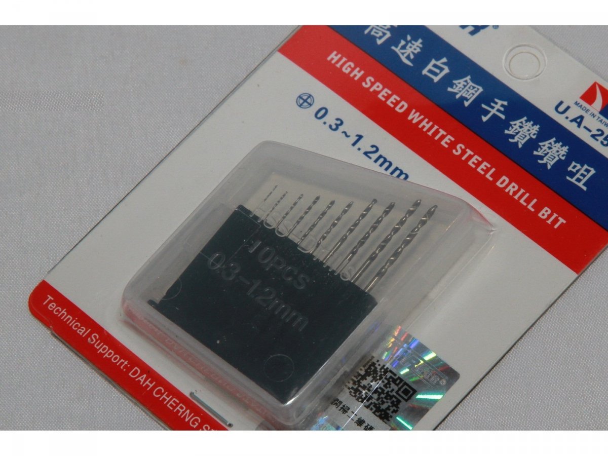 Forets U-Star UA-90250 0,3-1,2 mm (jeu de 10 forets)