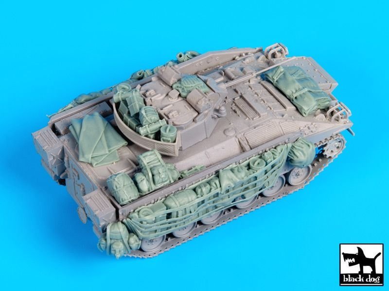 Black Dog T72100 British Warrior accessories set for Trumpeter 1/72