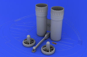 Eduard 632008 F-4 exhaust nozzles USAF early 1/32 (Tamiya) – imagen 2