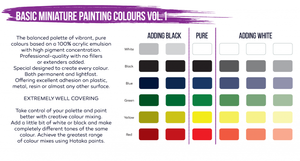 Hataka HTK-DS01 Basic Miniature Painting Colours vol. 1 6x17 ml – Bild 2