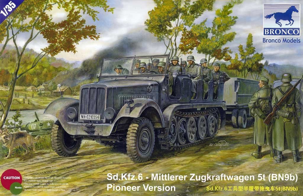 Bronco CB35041 Sd.Kfz.6 Mittlerer Zugkraftwagen 5t (BN9b) 1/35