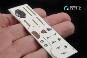 Quinta Studio QD48021 I-16 type 5 3D-Printed &amp;amp; coloured Interior on decal paper 1/48 – immagine 6