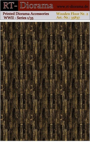 RT-Diorama 35837 Printed Accessories: Wooden Floor Nr.2 1/35