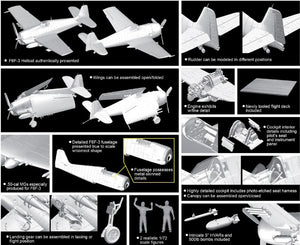 Cyber-Hobby 5117 F6F-3 Hellcat avec poste de pilotage (1/72) – image 2