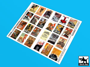 Black Dog P35006 Affiches de propagande allemande de la Seconde Guerre mondiale (24 affiches) 1/35