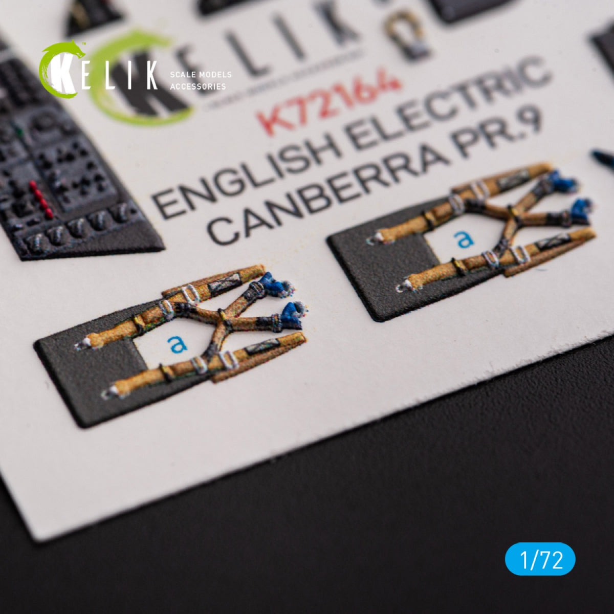 KELIK K72164 English Electric Canberra PR.9 - interior 3D decals for Airfix kit 1/72