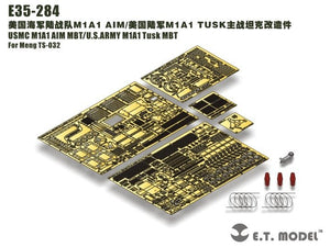 E.T. Model E35-284 USMC M1A1 AIM MBT/U.S.ARMY M1A1 Tusk MBT (For Meng TS-032) 1/35 – Bild 4