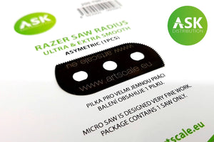 ASK T0013 Razor Saw Radius: ultra &amp;amp; extra smooth asymetric (1 pcs) 65/105 teeth