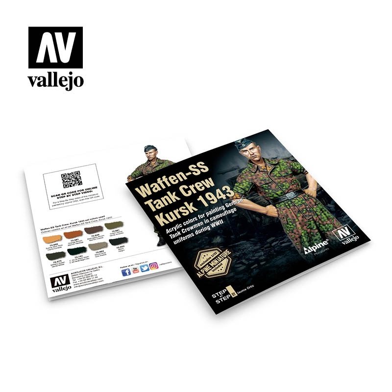 Vallejo 70249 Équipage de char Waffen-SS, Koursk 1943, 8x17ml – image 3