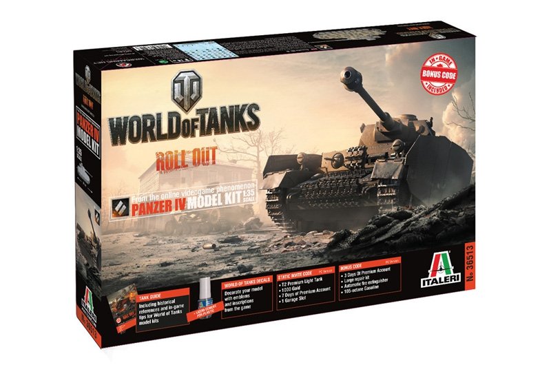 Italeri 36513 WORLD OF TANKS - PANZER IV 1/35